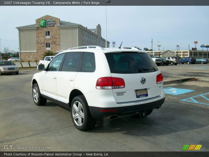 Campanella White / Pure Beige 2007 Volkswagen Touareg V8