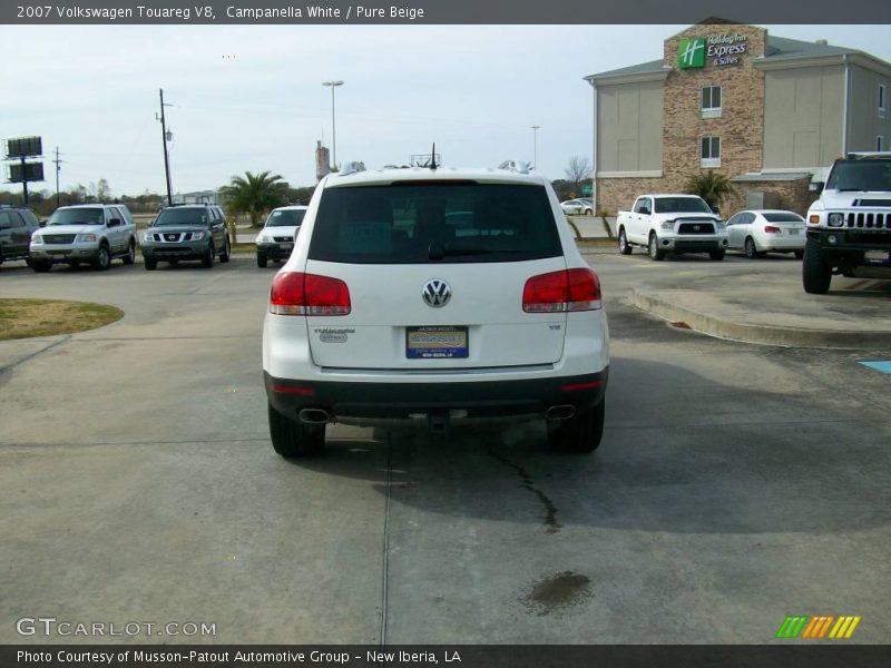 Campanella White / Pure Beige 2007 Volkswagen Touareg V8