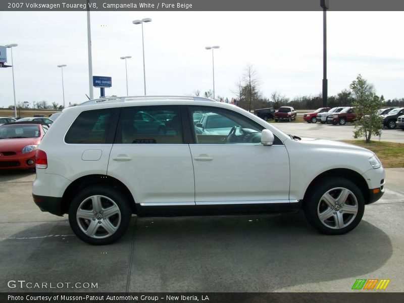 Campanella White / Pure Beige 2007 Volkswagen Touareg V8