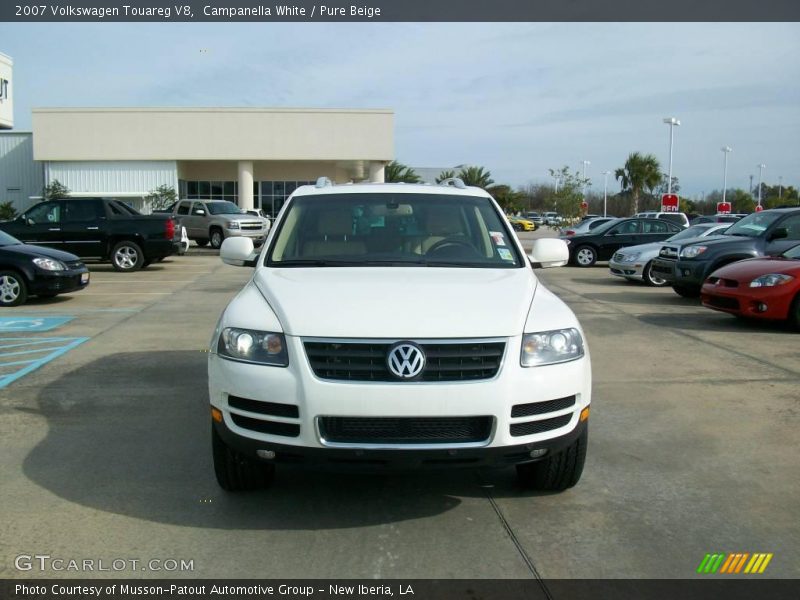 Campanella White / Pure Beige 2007 Volkswagen Touareg V8