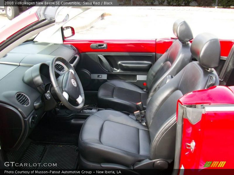 Salsa Red / Black 2008 Volkswagen New Beetle SE Convertible