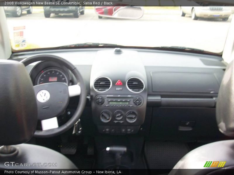 Salsa Red / Black 2008 Volkswagen New Beetle SE Convertible