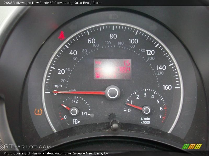 Salsa Red / Black 2008 Volkswagen New Beetle SE Convertible