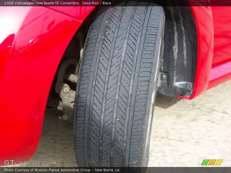 Salsa Red / Black 2008 Volkswagen New Beetle SE Convertible