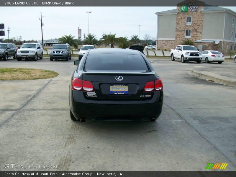Black Onyx / Black 2006 Lexus GS 300
