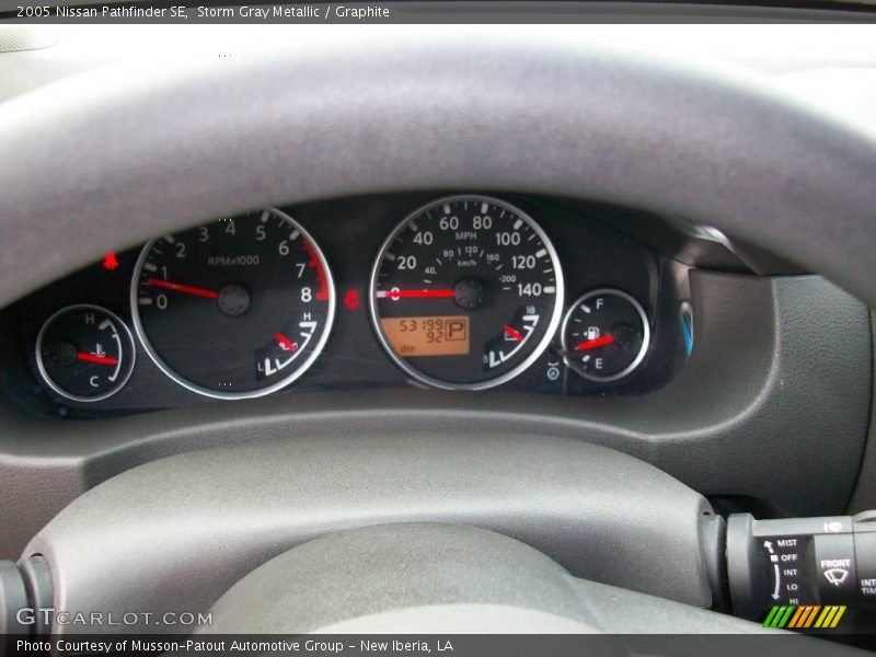 Storm Gray Metallic / Graphite 2005 Nissan Pathfinder SE