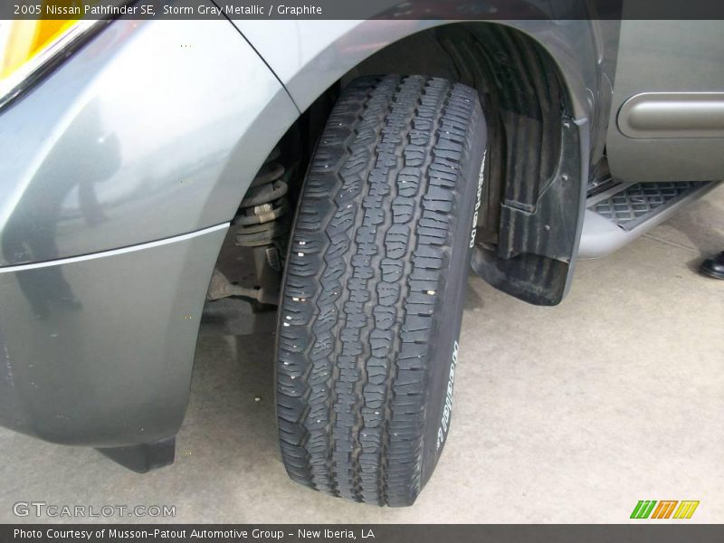 Storm Gray Metallic / Graphite 2005 Nissan Pathfinder SE