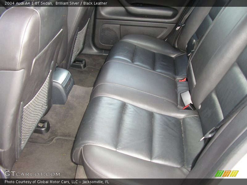 Brilliant Silver / Black Leather 2004 Audi A4 1.8T Sedan