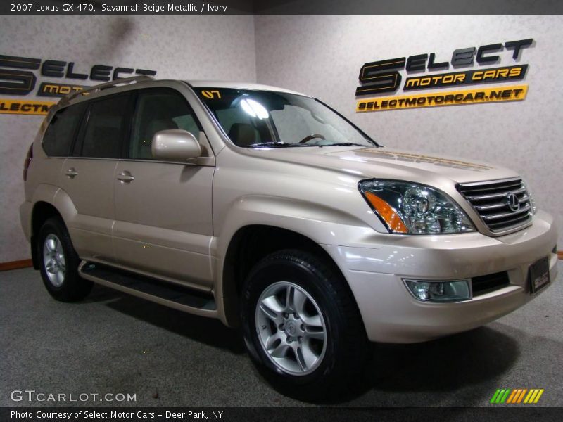 Savannah Beige Metallic / Ivory 2007 Lexus GX 470