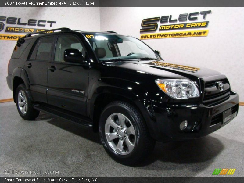 Black / Taupe 2007 Toyota 4Runner Limited 4x4