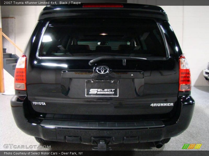 Black / Taupe 2007 Toyota 4Runner Limited 4x4