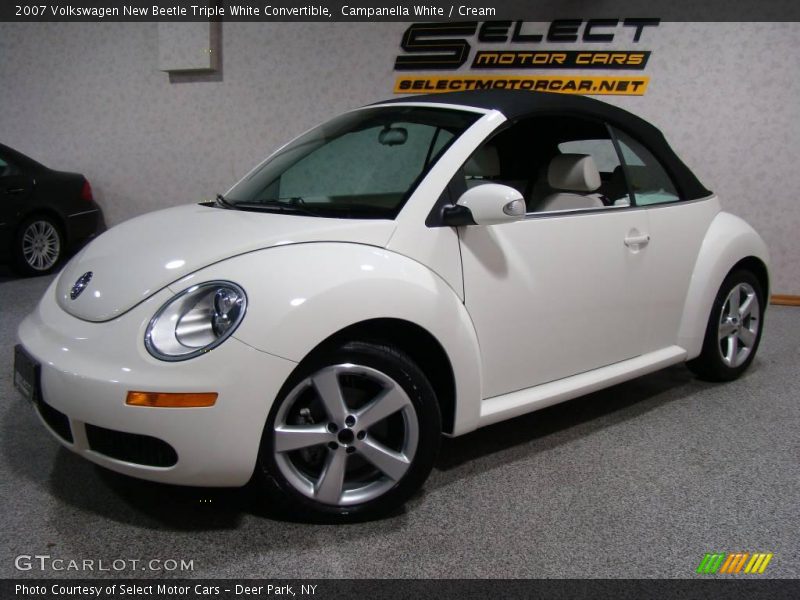 Campanella White / Cream 2007 Volkswagen New Beetle Triple White Convertible