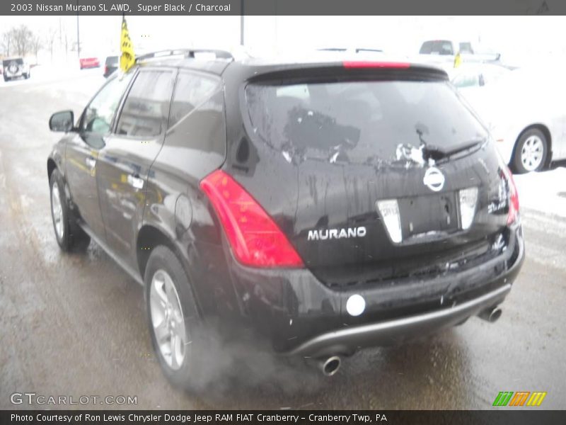 Super Black / Charcoal 2003 Nissan Murano SL AWD