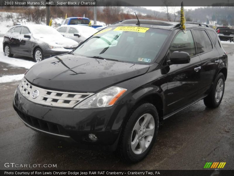 Super Black / Charcoal 2003 Nissan Murano SL AWD
