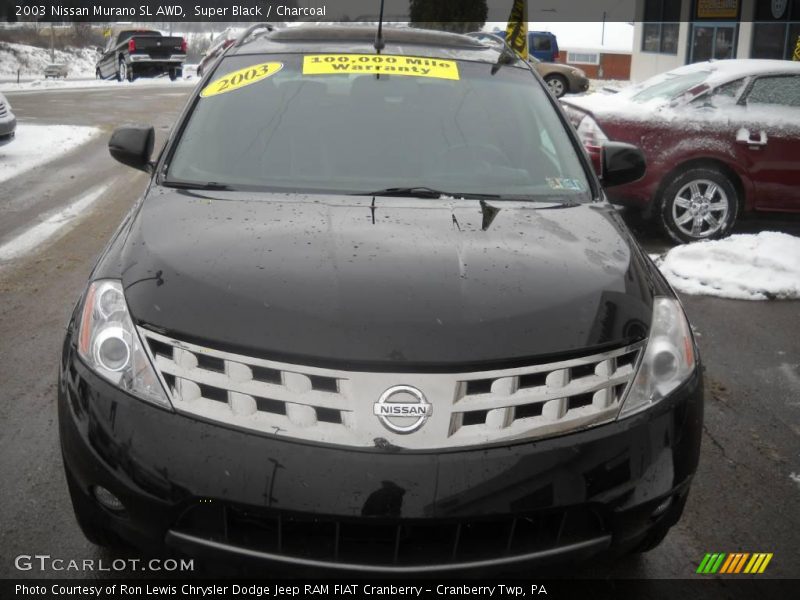 Super Black / Charcoal 2003 Nissan Murano SL AWD