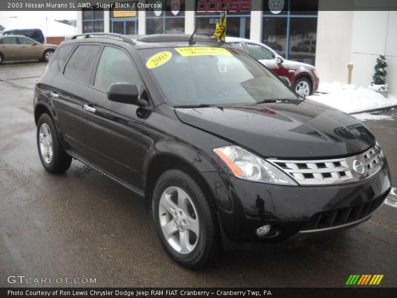 Super Black / Charcoal 2003 Nissan Murano SL AWD