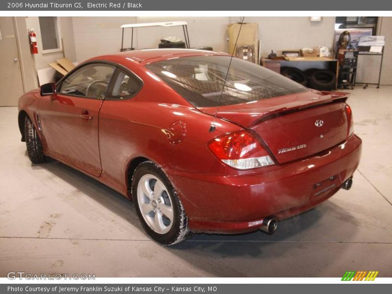 Electric Red / Black 2006 Hyundai Tiburon GS