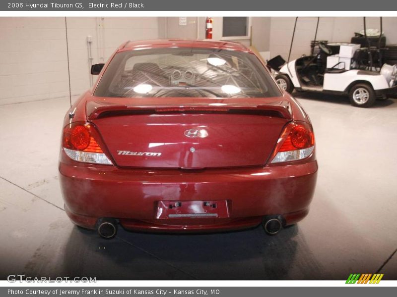 Electric Red / Black 2006 Hyundai Tiburon GS