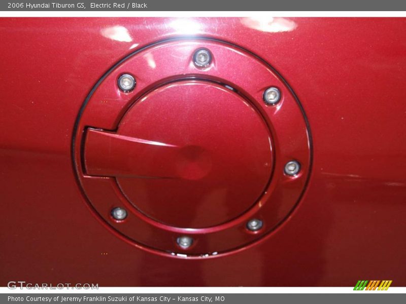 Electric Red / Black 2006 Hyundai Tiburon GS
