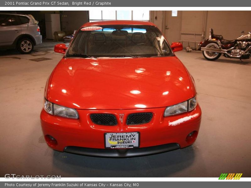 Bright Red / Graphite 2001 Pontiac Grand Prix GT Sedan