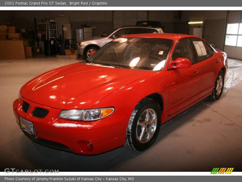 Bright Red / Graphite 2001 Pontiac Grand Prix GT Sedan