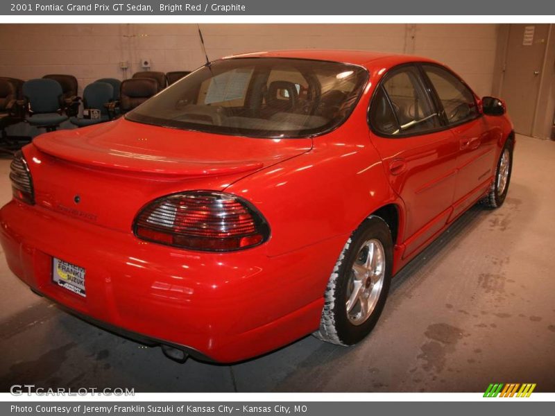 Bright Red / Graphite 2001 Pontiac Grand Prix GT Sedan