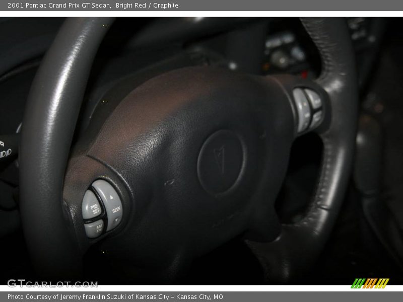 Bright Red / Graphite 2001 Pontiac Grand Prix GT Sedan