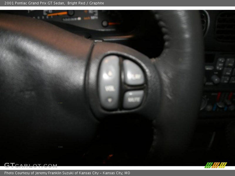 Bright Red / Graphite 2001 Pontiac Grand Prix GT Sedan