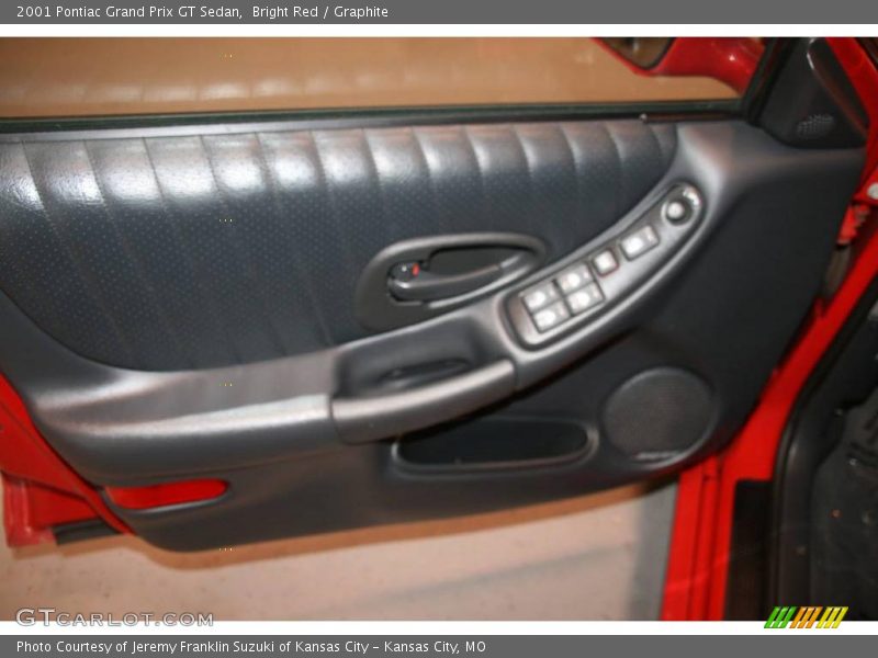 Bright Red / Graphite 2001 Pontiac Grand Prix GT Sedan