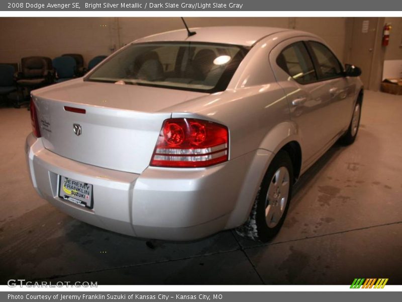 Bright Silver Metallic / Dark Slate Gray/Light Slate Gray 2008 Dodge Avenger SE