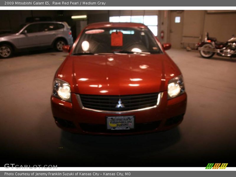 Rave Red Pearl / Medium Gray 2009 Mitsubishi Galant ES