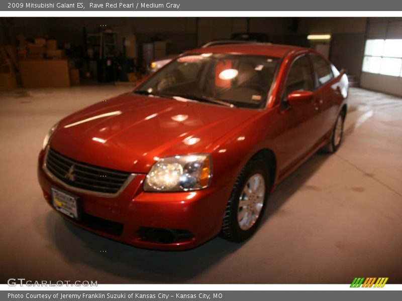 Rave Red Pearl / Medium Gray 2009 Mitsubishi Galant ES