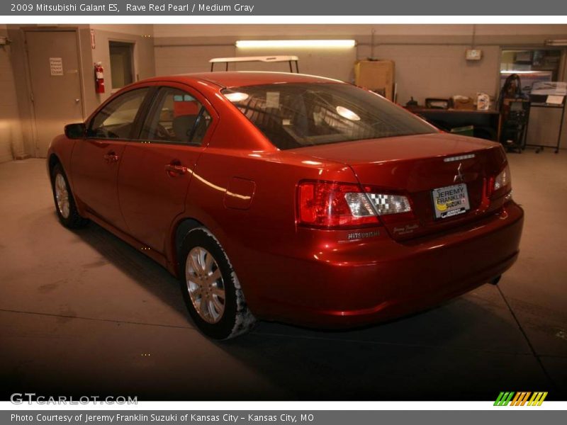 Rave Red Pearl / Medium Gray 2009 Mitsubishi Galant ES