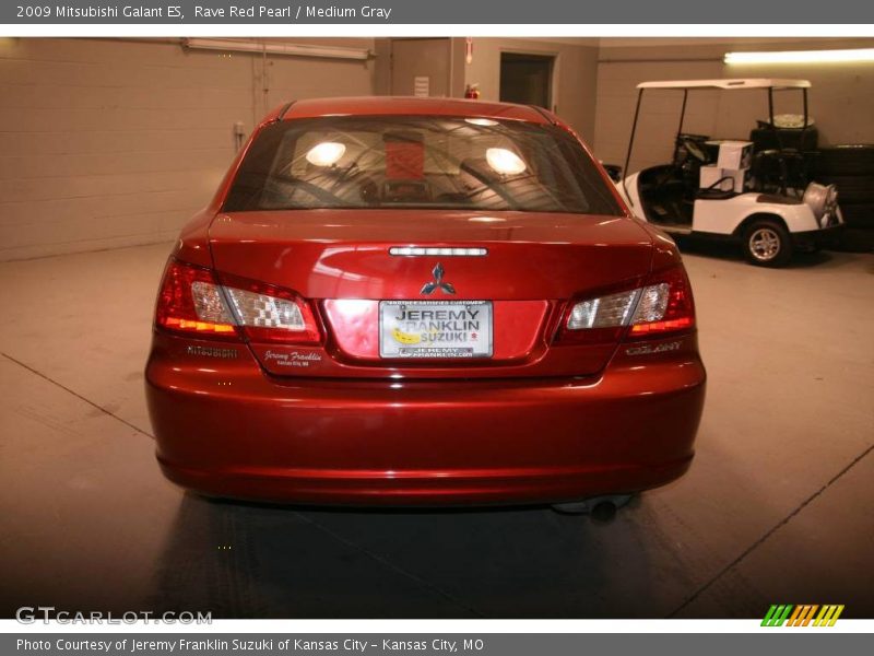 Rave Red Pearl / Medium Gray 2009 Mitsubishi Galant ES