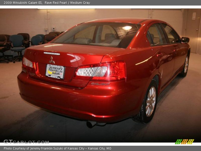 Rave Red Pearl / Medium Gray 2009 Mitsubishi Galant ES