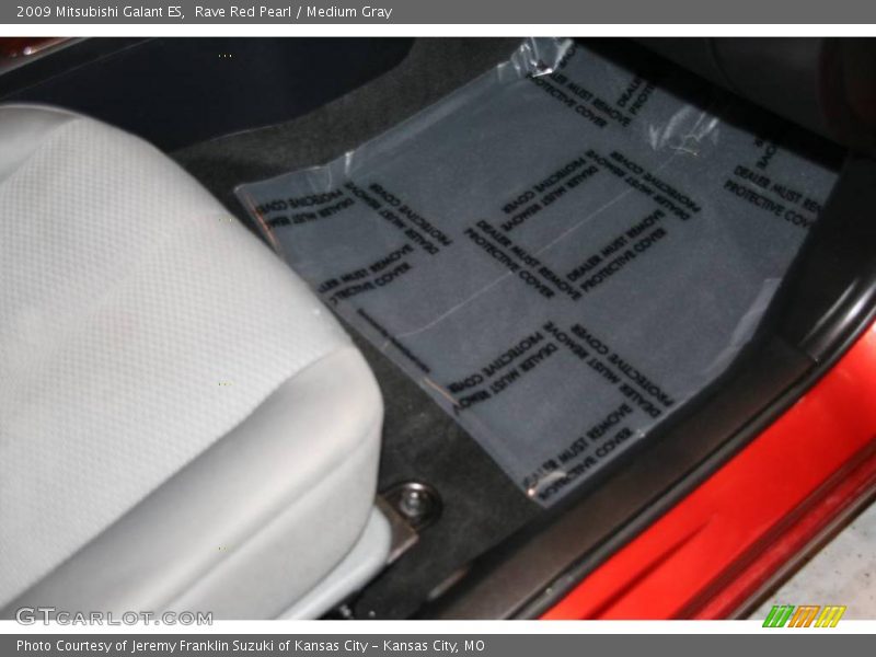 Rave Red Pearl / Medium Gray 2009 Mitsubishi Galant ES