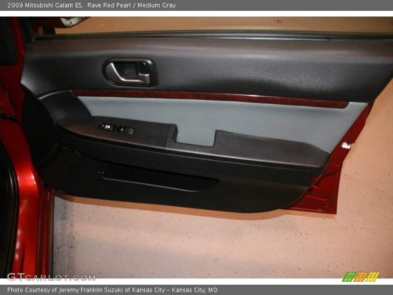Rave Red Pearl / Medium Gray 2009 Mitsubishi Galant ES