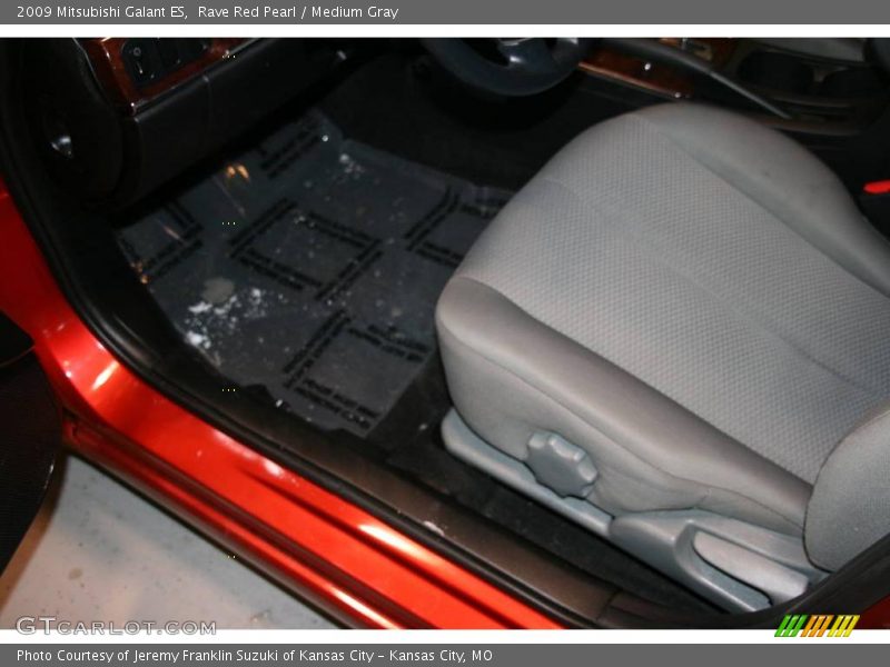 Rave Red Pearl / Medium Gray 2009 Mitsubishi Galant ES