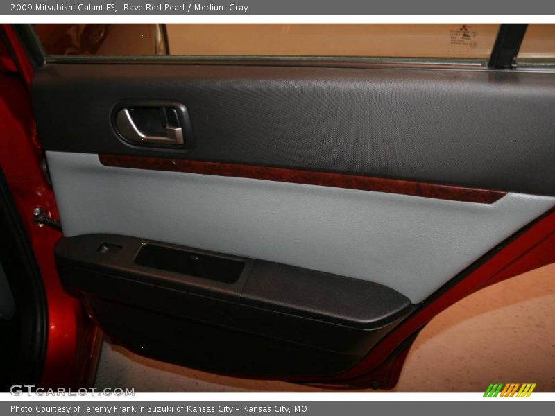 Rave Red Pearl / Medium Gray 2009 Mitsubishi Galant ES