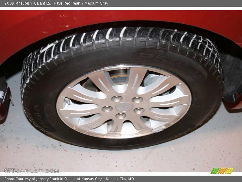 Rave Red Pearl / Medium Gray 2009 Mitsubishi Galant ES