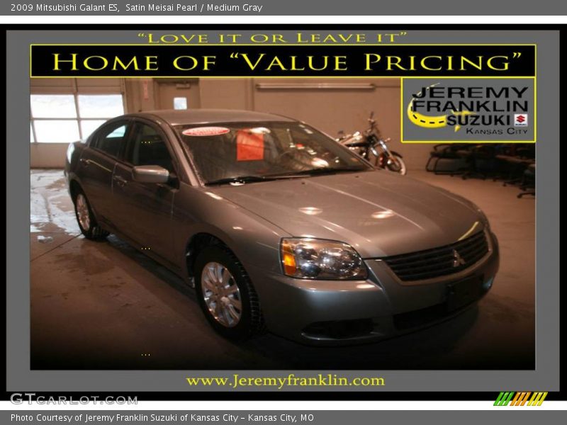 Satin Meisai Pearl / Medium Gray 2009 Mitsubishi Galant ES