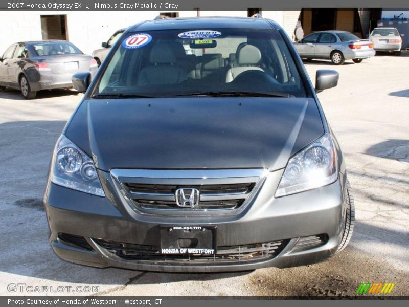 Nimbus Gray Metallic / Gray 2007 Honda Odyssey EX-L