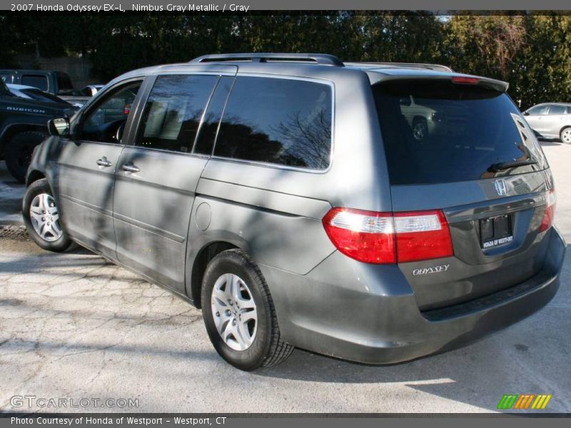 Nimbus Gray Metallic / Gray 2007 Honda Odyssey EX-L