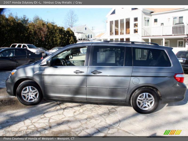 Nimbus Gray Metallic / Gray 2007 Honda Odyssey EX-L
