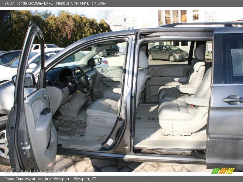 Nimbus Gray Metallic / Gray 2007 Honda Odyssey EX-L