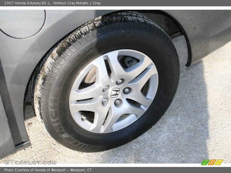 Nimbus Gray Metallic / Gray 2007 Honda Odyssey EX-L