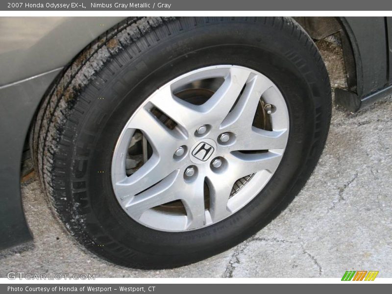 Nimbus Gray Metallic / Gray 2007 Honda Odyssey EX-L