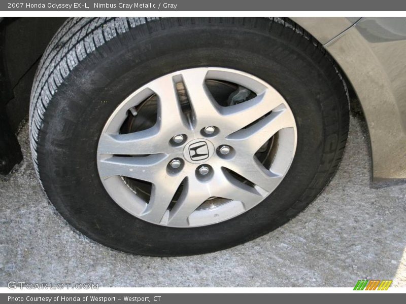 Nimbus Gray Metallic / Gray 2007 Honda Odyssey EX-L
