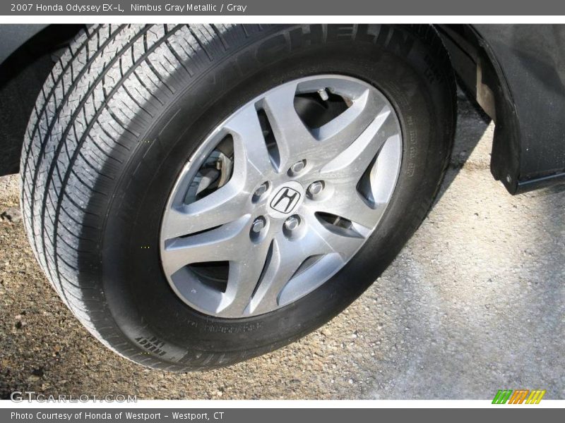 Nimbus Gray Metallic / Gray 2007 Honda Odyssey EX-L