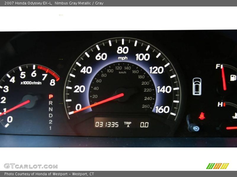 Nimbus Gray Metallic / Gray 2007 Honda Odyssey EX-L